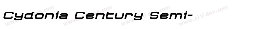 Cydonia Century Semi字体转换
